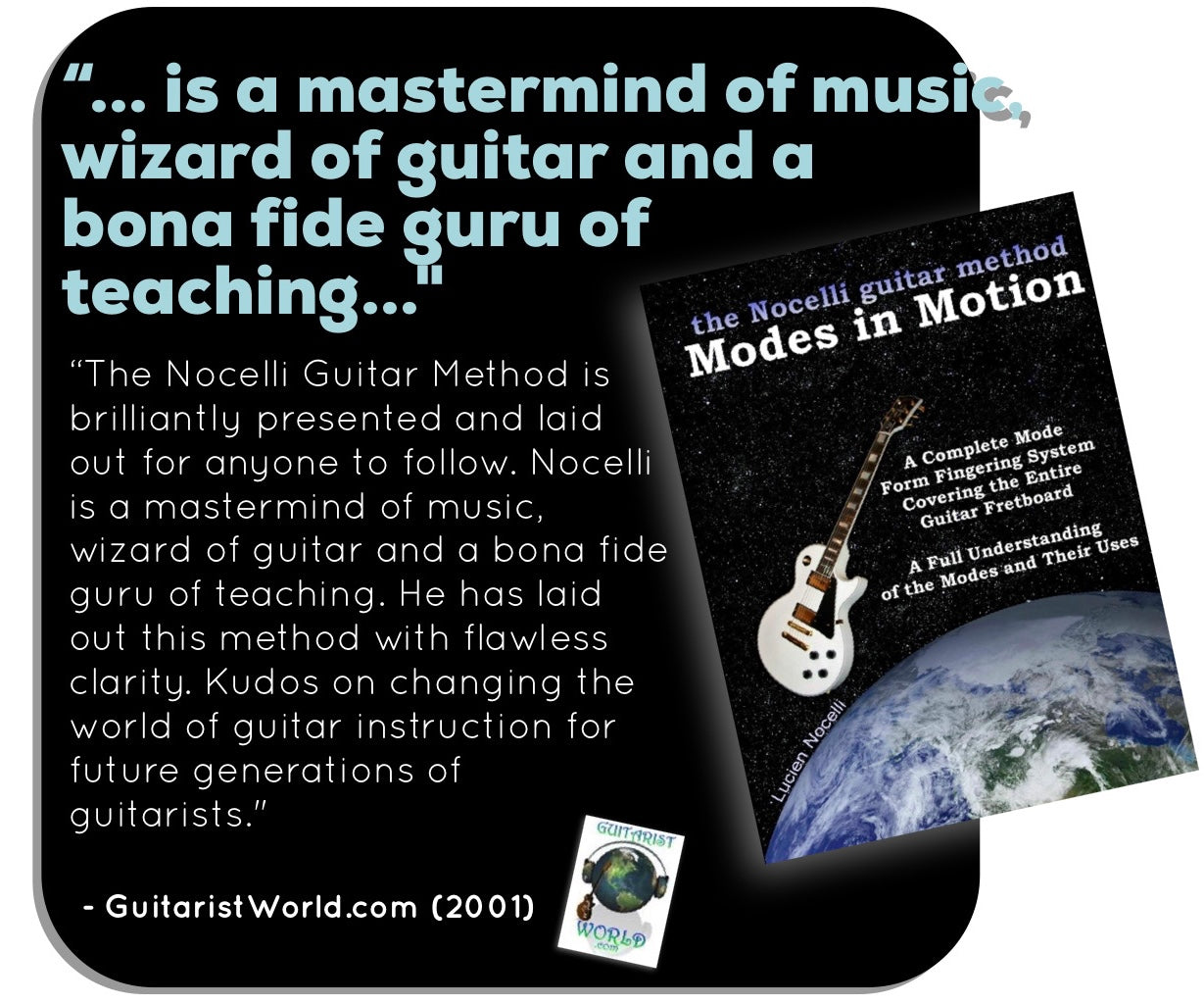 Harmonic Minor Modes In Motion (The Nocelli Guitar Method)