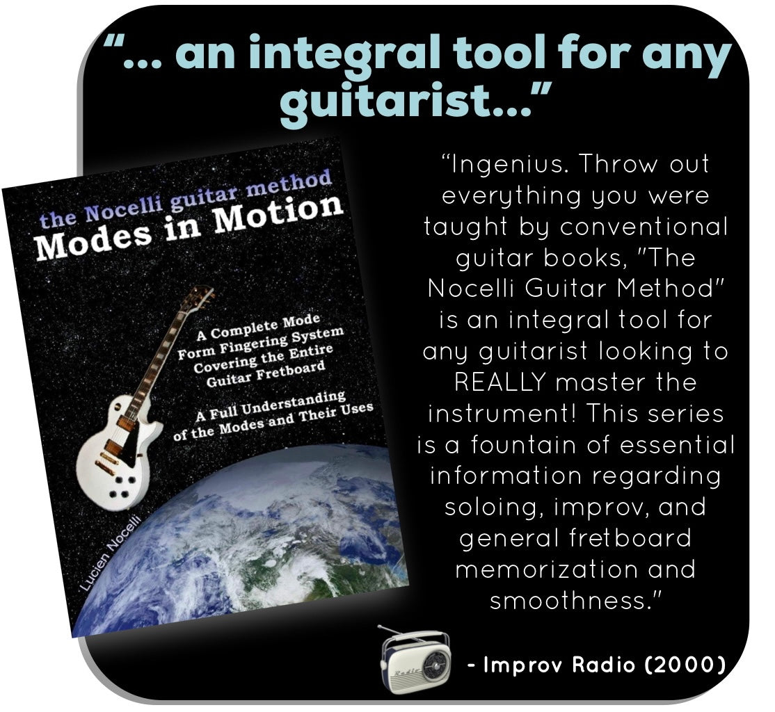 Harmonic Minor Modes In Motion (The Nocelli Guitar Method)